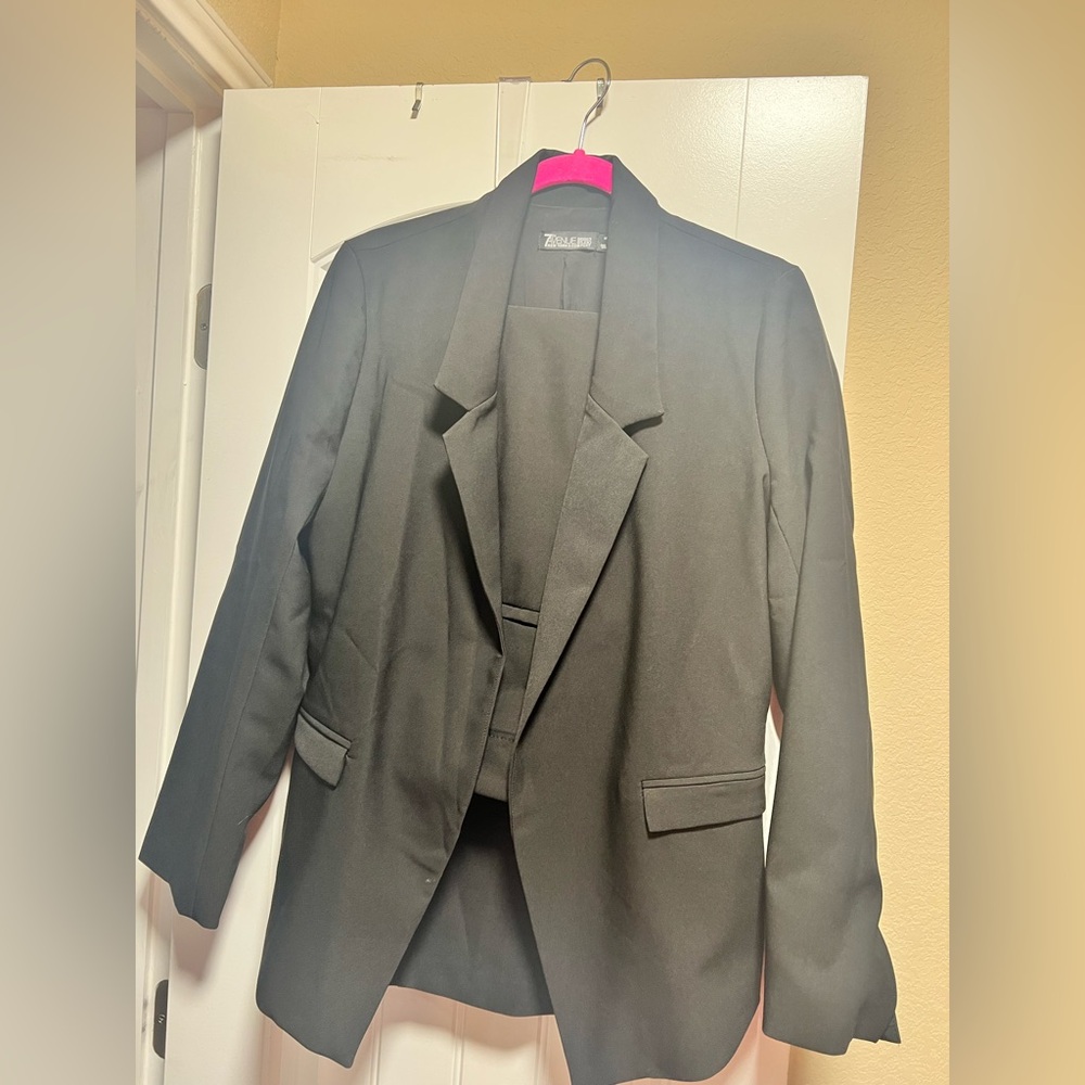 New York & Company Black Pantsuit